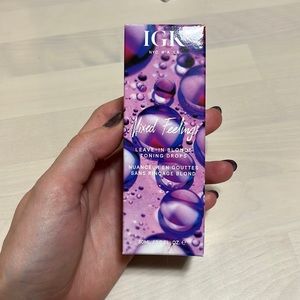 IGK mixed feelings leave in blonde toning drops
